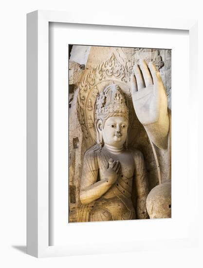 Buddha Caves, Datong, Shanxi Province, China-Paul Souders-Framed Photographic Print