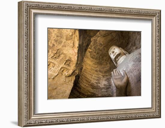 Buddha Caves, Datong, Shanxi Province, China-Paul Souders-Framed Photographic Print