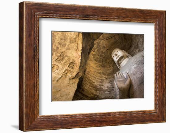 Buddha Caves, Datong, Shanxi Province, China-Paul Souders-Framed Photographic Print