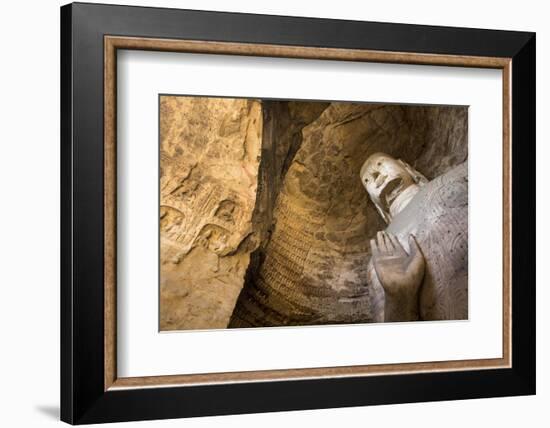 Buddha Caves, Datong, Shanxi Province, China-Paul Souders-Framed Photographic Print