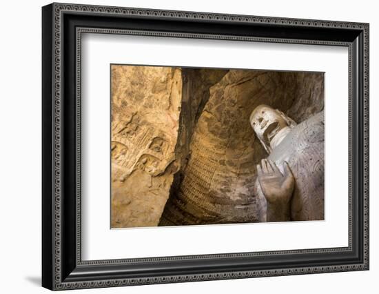 Buddha Caves, Datong, Shanxi Province, China-Paul Souders-Framed Photographic Print