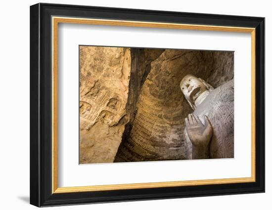 Buddha Caves, Datong, Shanxi Province, China-Paul Souders-Framed Photographic Print