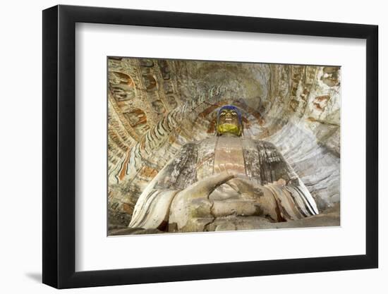 Buddha Caves, Datong, Shanxi Province, China-Paul Souders-Framed Photographic Print