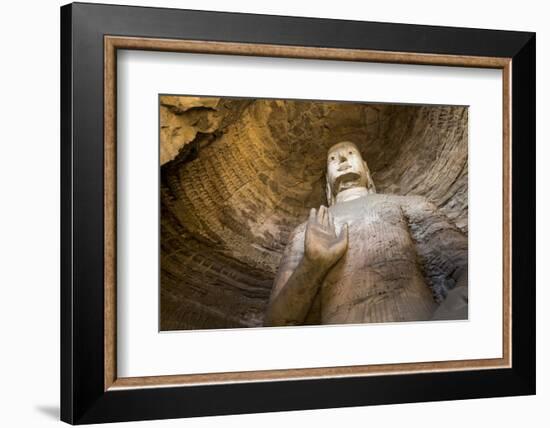 Buddha Caves, Datong, Shanxi Province, China-Paul Souders-Framed Photographic Print