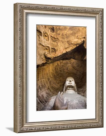 Buddha Caves, Datong, Shanxi Province, China-Paul Souders-Framed Photographic Print