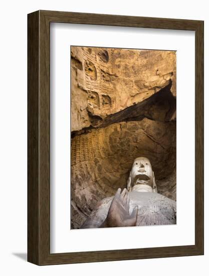 Buddha Caves, Datong, Shanxi Province, China-Paul Souders-Framed Photographic Print