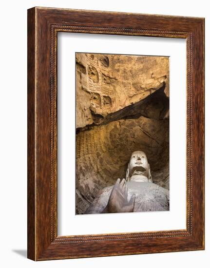 Buddha Caves, Datong, Shanxi Province, China-Paul Souders-Framed Photographic Print