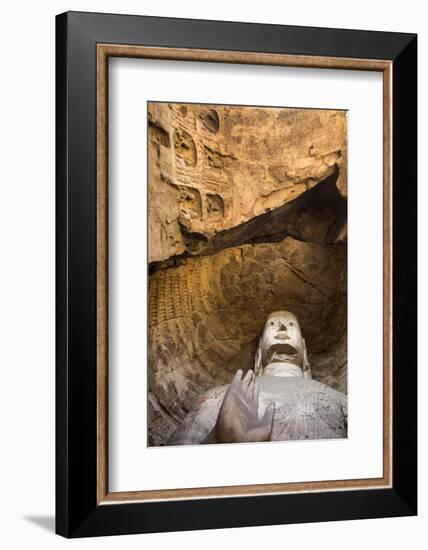 Buddha Caves, Datong, Shanxi Province, China-Paul Souders-Framed Photographic Print