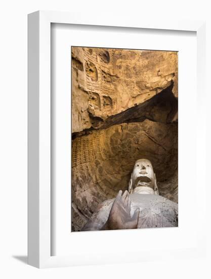 Buddha Caves, Datong, Shanxi Province, China-Paul Souders-Framed Photographic Print