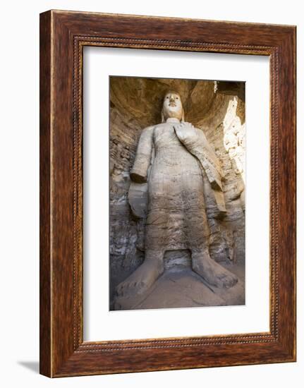 Buddha Caves, Datong, Shanxi Province, China-Paul Souders-Framed Photographic Print