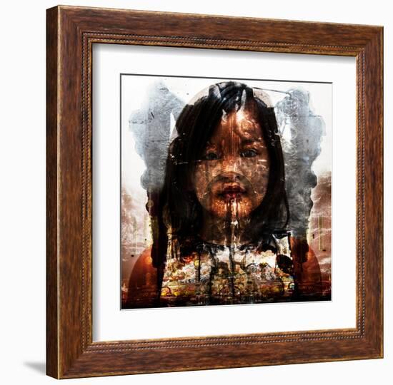 Buddha Child Bella-Daniel Stanford-Framed Art Print