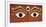 Buddha Eyes Painted on a Door in Kathmandu, Nepal, Asia-John Woodworth-Framed Photographic Print