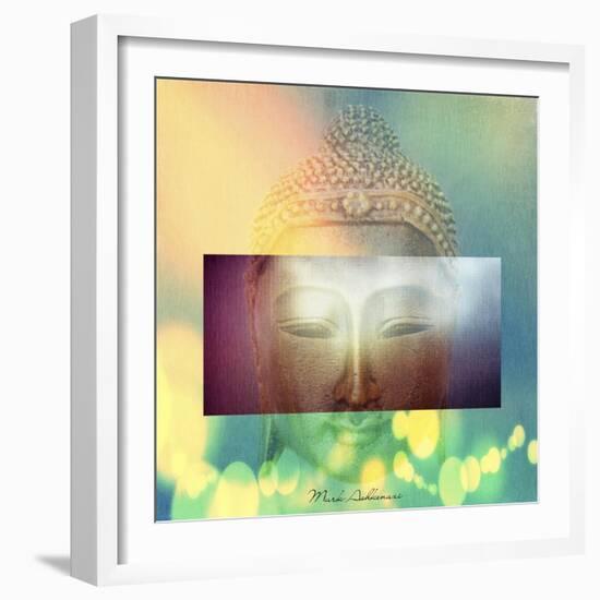 Buddha Face 3-Mark Ashkenazi-Framed Giclee Print