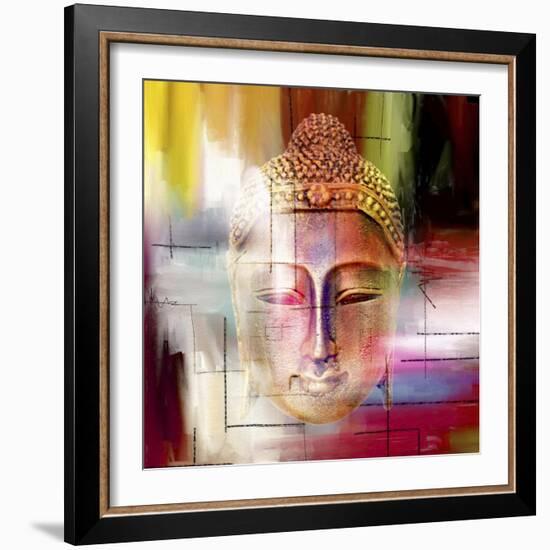 Buddha Face 4-Mark Ashkenazi-Framed Giclee Print