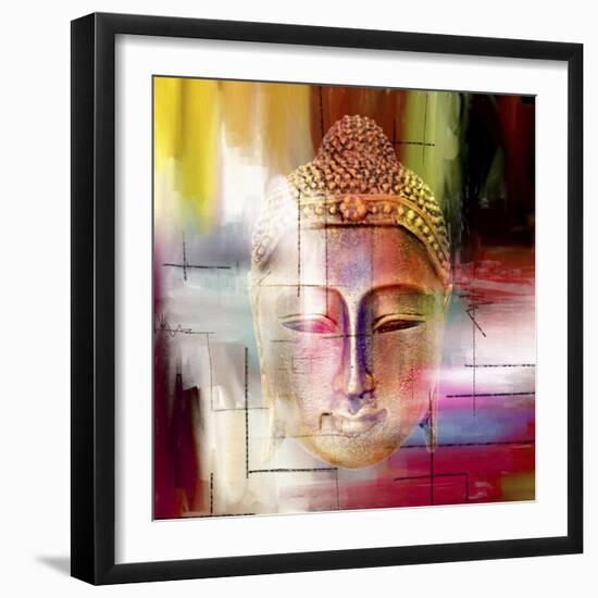 Buddha Face 4-Mark Ashkenazi-Framed Giclee Print