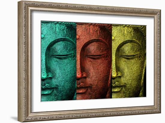 Buddha Face-Mark Ashkenazi-Framed Giclee Print