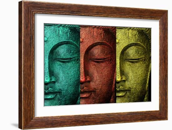 Buddha Face-Mark Ashkenazi-Framed Giclee Print