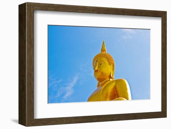 Buddha  Gold Statue-redarmy030-Framed Photographic Print