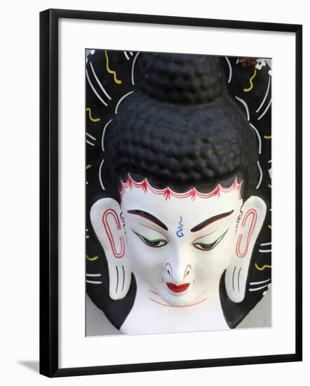 Buddha Head, Paris, France, Europe-Godong-Framed Photographic Print
