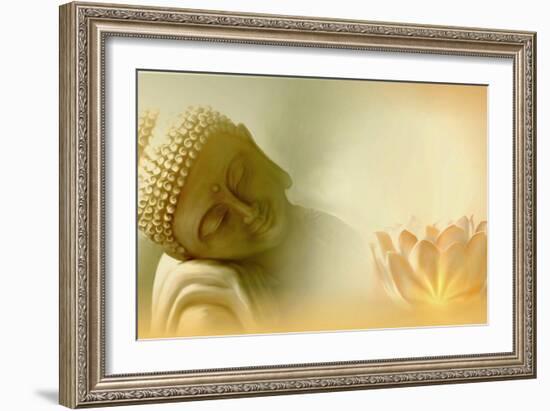 Buddha III-Christine Ganz-Framed Art Print