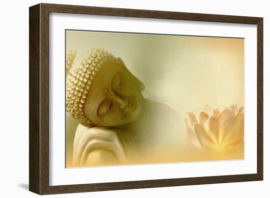 Buddha III-Christine Ganz-Framed Art Print