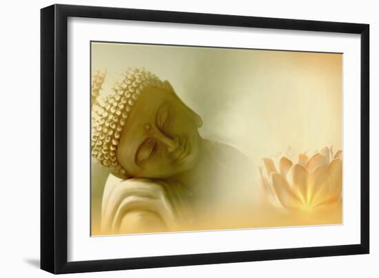 Buddha III-Christine Ganz-Framed Art Print