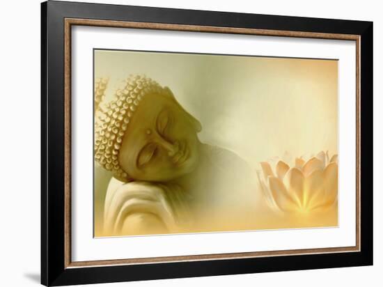 Buddha III-Christine Ganz-Framed Art Print