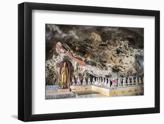 Buddha Images in Kaw Ka Thawng Caves, Hpa An, Kayin State (Karen State), Myanmar (Burma), Asia-Matthew Williams-Ellis-Framed Photographic Print