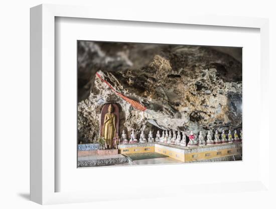 Buddha Images in Kaw Ka Thawng Caves, Hpa An, Kayin State (Karen State), Myanmar (Burma), Asia-Matthew Williams-Ellis-Framed Photographic Print