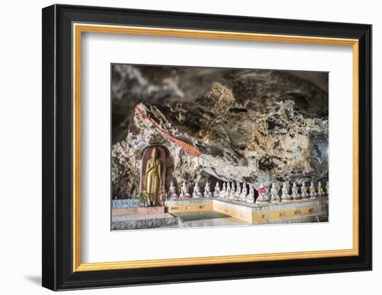 Buddha Images in Kaw Ka Thawng Caves, Hpa An, Kayin State (Karen State), Myanmar (Burma), Asia-Matthew Williams-Ellis-Framed Photographic Print