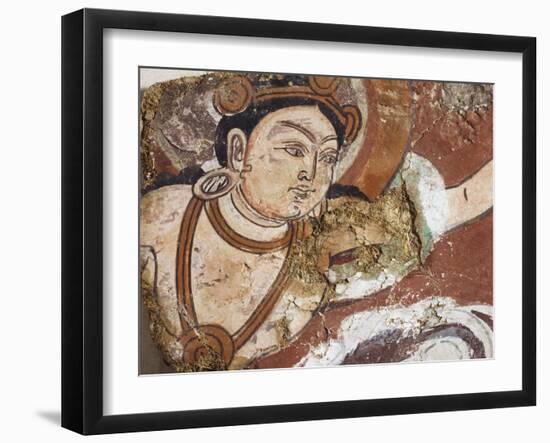 Buddha in Pure Land, Fragment of Wall Painting from Duldur-Aqur Sanctuary-null-Framed Giclee Print