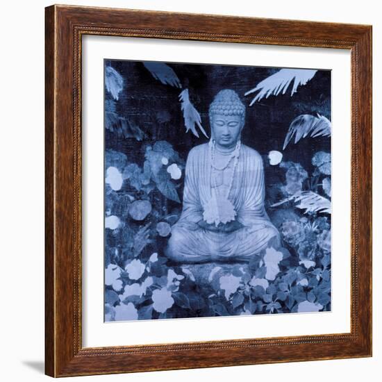 Buddha In The Garden-Hedy Klineman-Framed Giclee Print