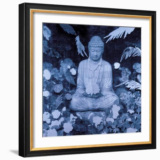 Buddha In The Garden-Hedy Klineman-Framed Giclee Print