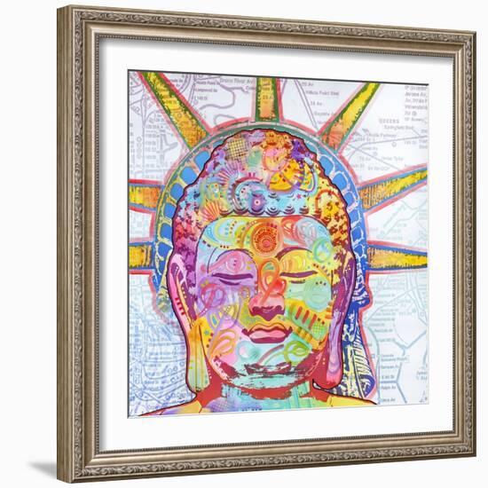 Buddha Liberty-Dean Russo-Framed Giclee Print