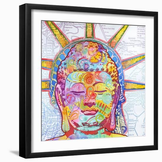 Buddha Liberty-Dean Russo-Framed Giclee Print