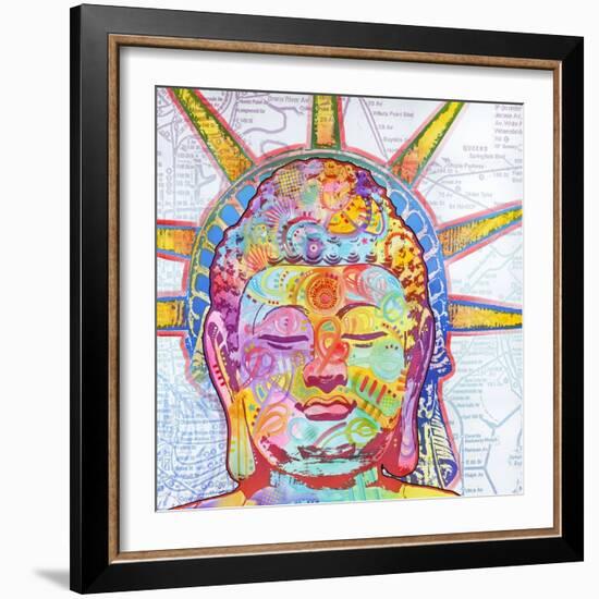 Buddha Liberty-Dean Russo-Framed Giclee Print