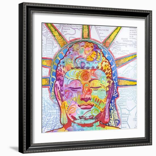 Buddha Liberty-Dean Russo-Framed Giclee Print