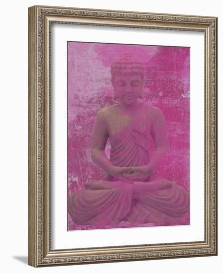 Buddha Meditate-Sheldon Lewis-Framed Art Print