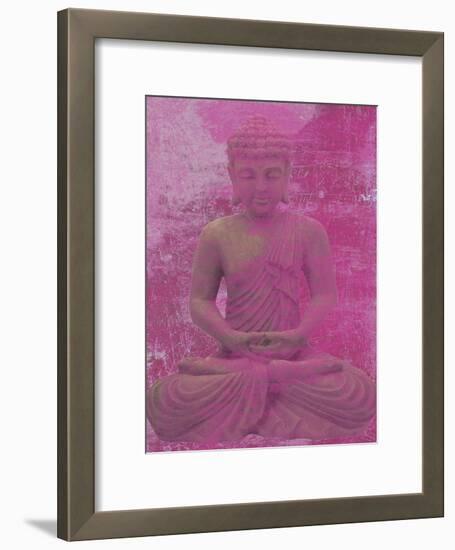 Buddha Meditate-Sheldon Lewis-Framed Art Print