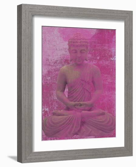 Buddha Meditate-Sheldon Lewis-Framed Art Print