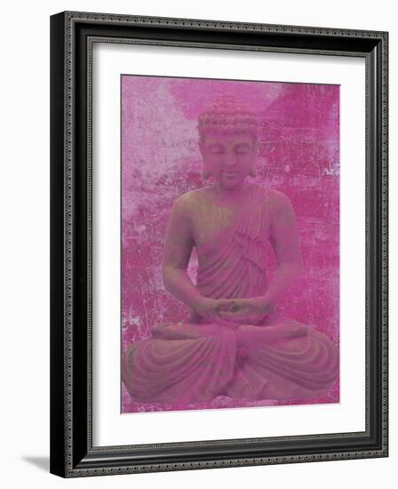 Buddha Meditate-Sheldon Lewis-Framed Art Print