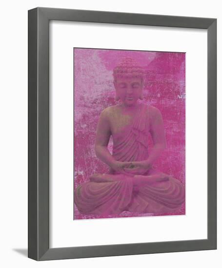 Buddha Meditate-Sheldon Lewis-Framed Art Print