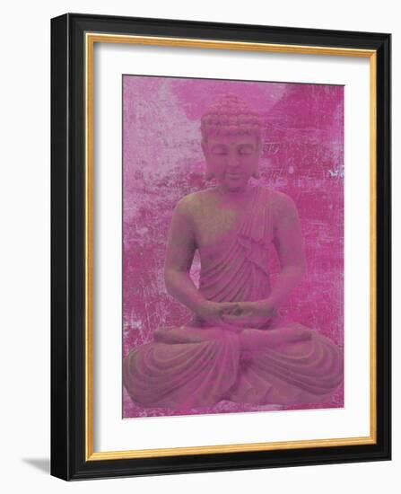 Buddha Meditate-Sheldon Lewis-Framed Art Print