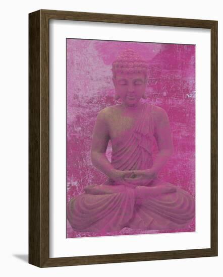 Buddha Meditate-Sheldon Lewis-Framed Art Print