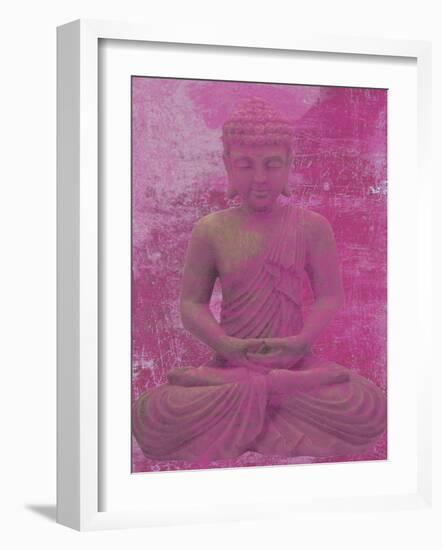 Buddha Meditate-Sheldon Lewis-Framed Art Print