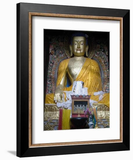 Buddha, Mindroling Monastery, Tibet, China-Ethel Davies-Framed Photographic Print