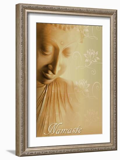 Buddha Namaste-Christine Ganz-Framed Art Print