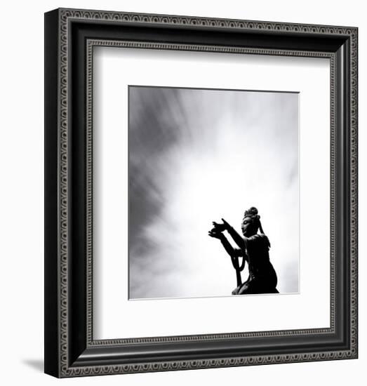 Buddha Offering, Lantou Island,Hong Kong-Michael Kenna-Framed Art Print