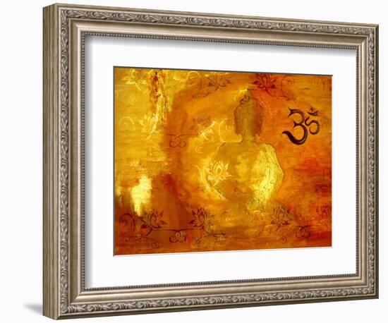 Buddha -Om I-Christine Ganz-Framed Art Print