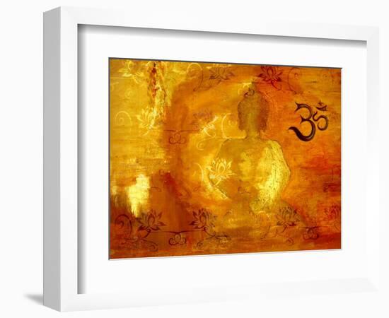 Buddha -Om I-Christine Ganz-Framed Art Print